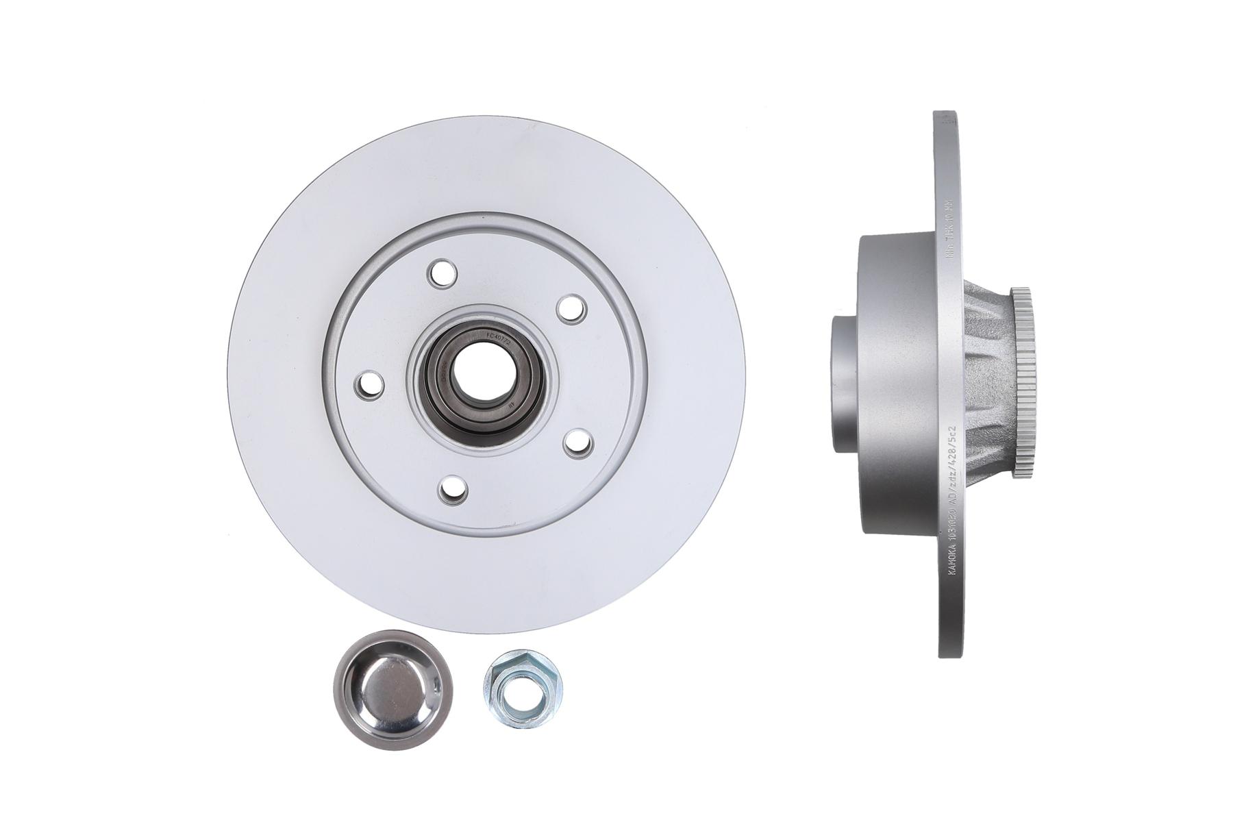 KAMOKA Bremseskive 1031039 bagaksel fuld 280mm 12mm for RENAULT OPEL NISSAN