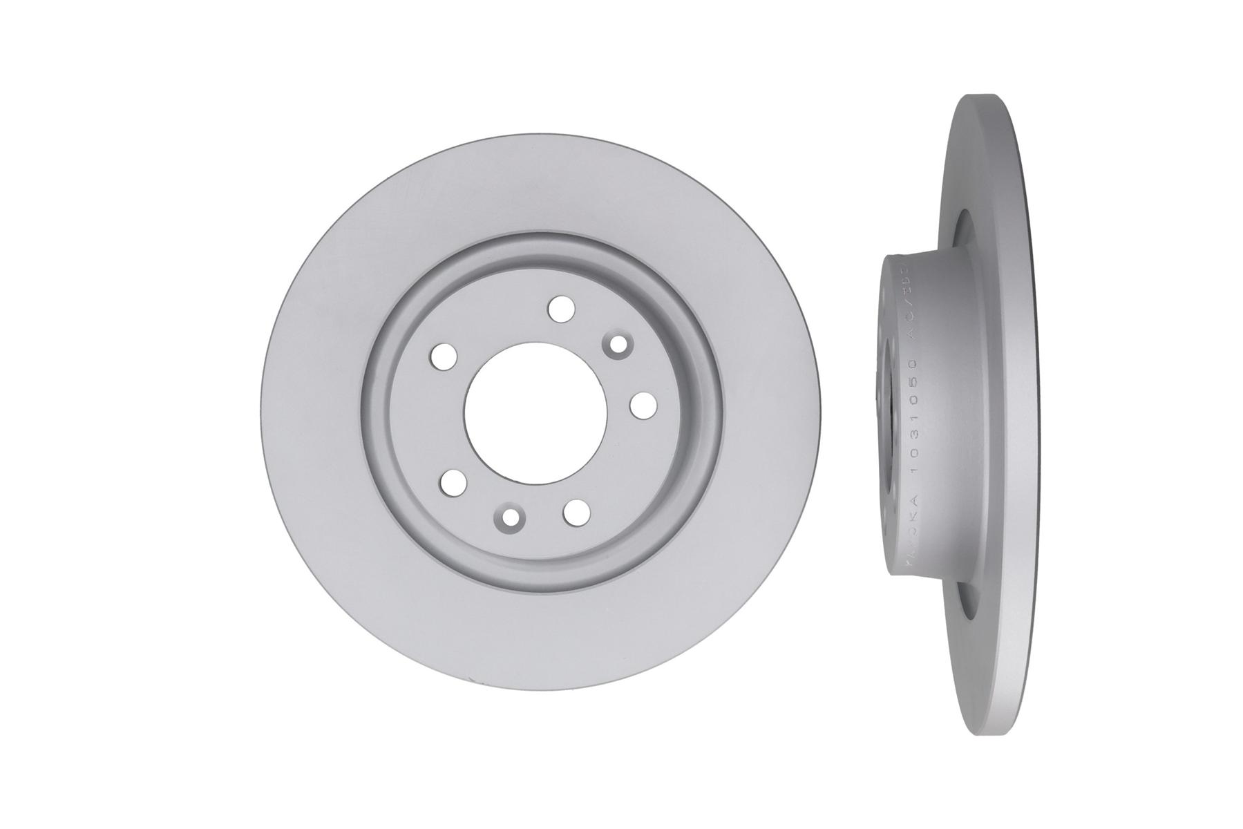 KAMOKA Bremseskive 1031050 bagaksel fuld 290mm 14mm for PEUGEOT CITROËN FIAT