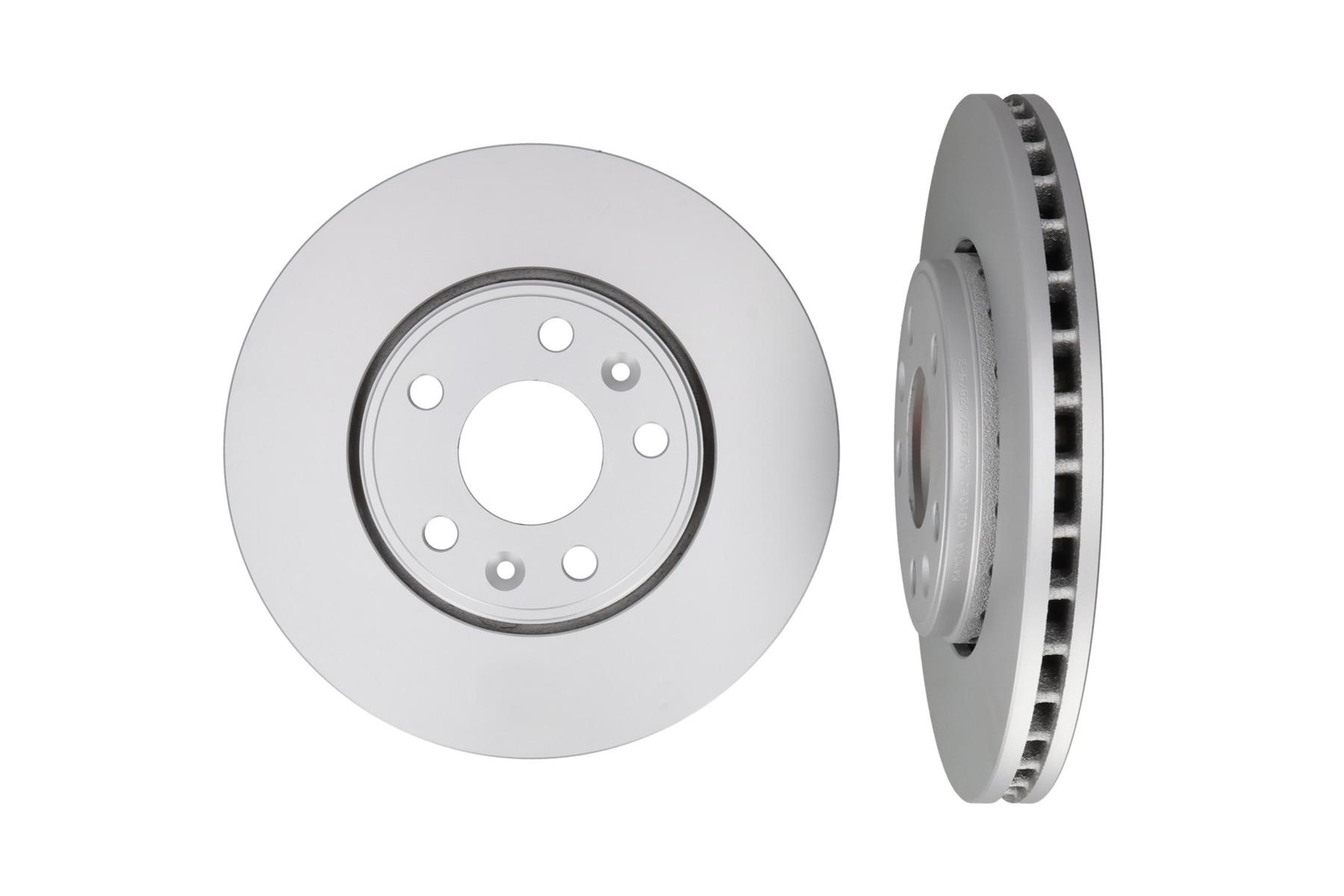 KAMOKA Bremseskive 1031060 foraksel ventileret 296mm 26mm for RENAULT