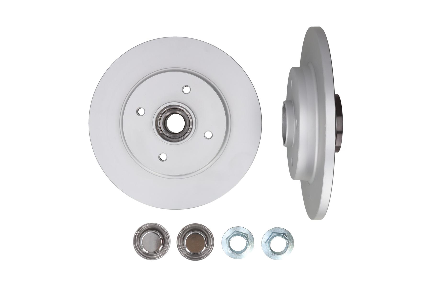 KAMOKA Bremseskive 1031079 bagaksel fuld 268mm 12mm for PEUGEOT CITROËN