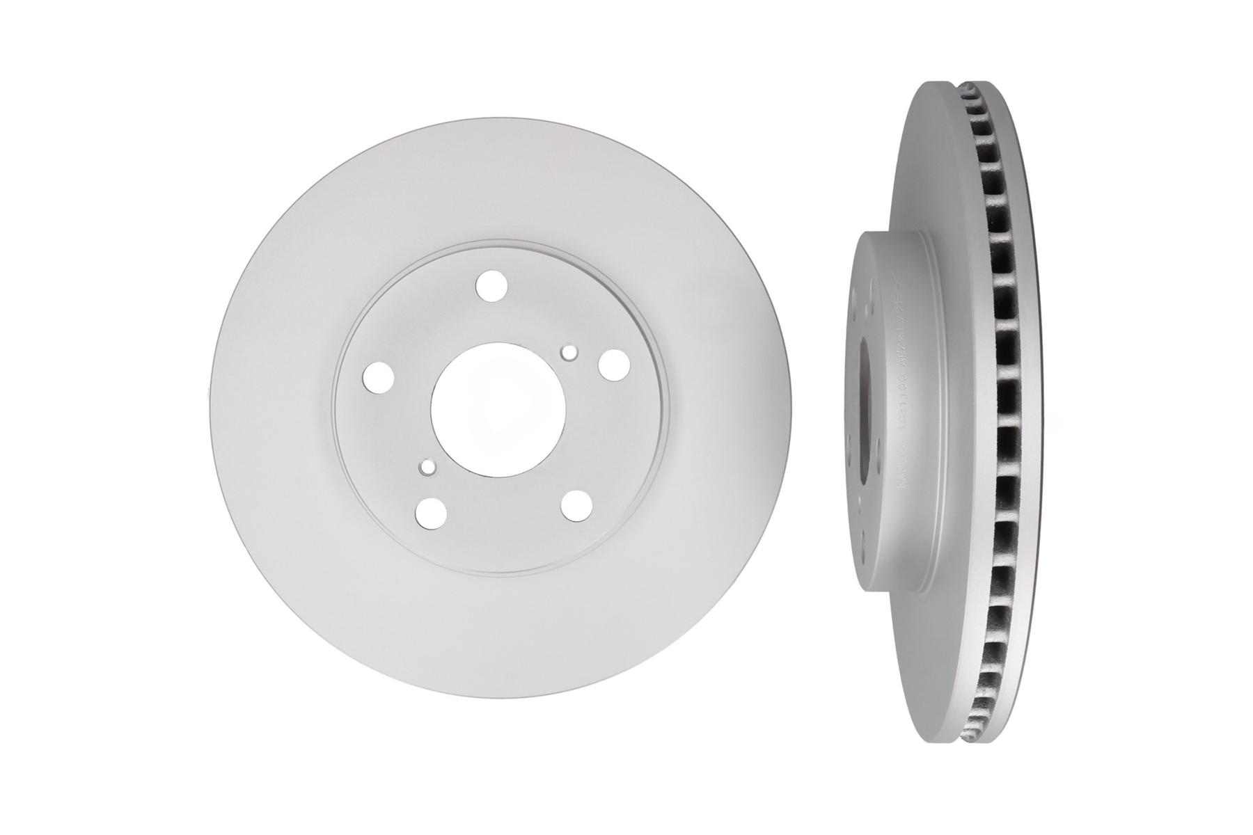 KAMOKA Bremseskive 1031100 foraksel fuld 275mm 25mm for TOYOTA