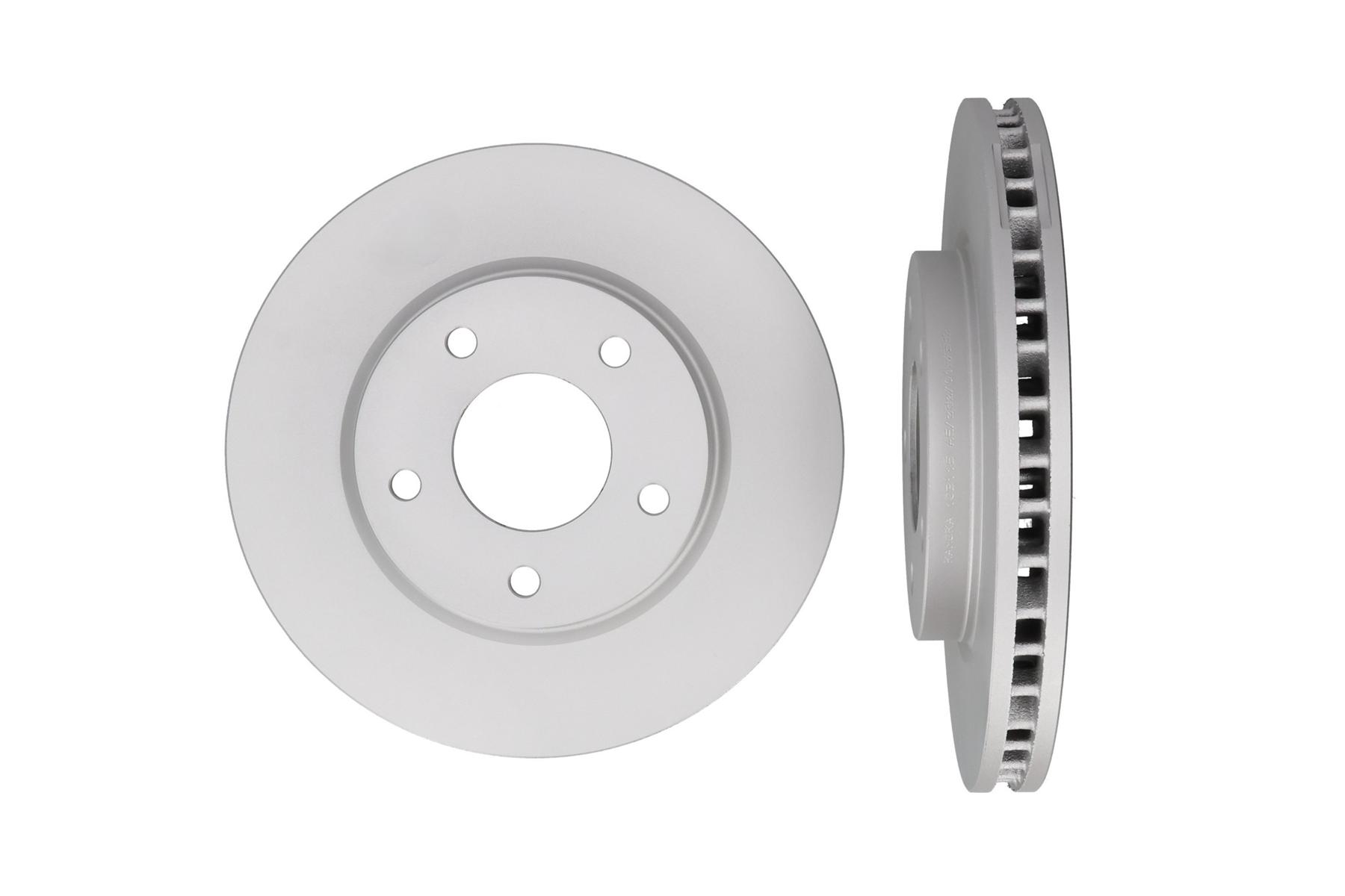 KAMOKA Bremseskive 103115 foraksel ventileret 276mm 26mm for CHRYSLER DODGE MITSUBISHI