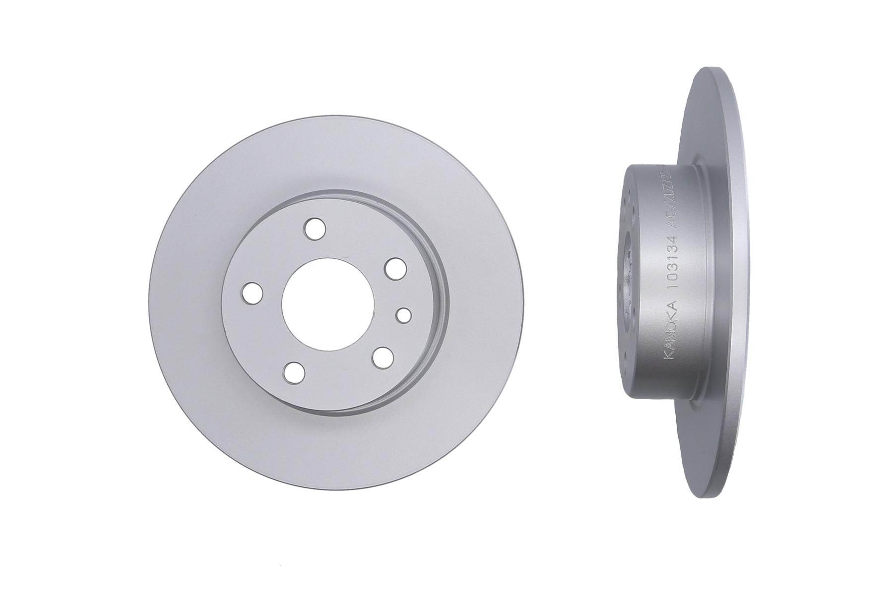 KAMOKA Bremseskive 103134 bagaksel fuld 251mm 10mm for FIAT LANCIA ALFA ROMEO