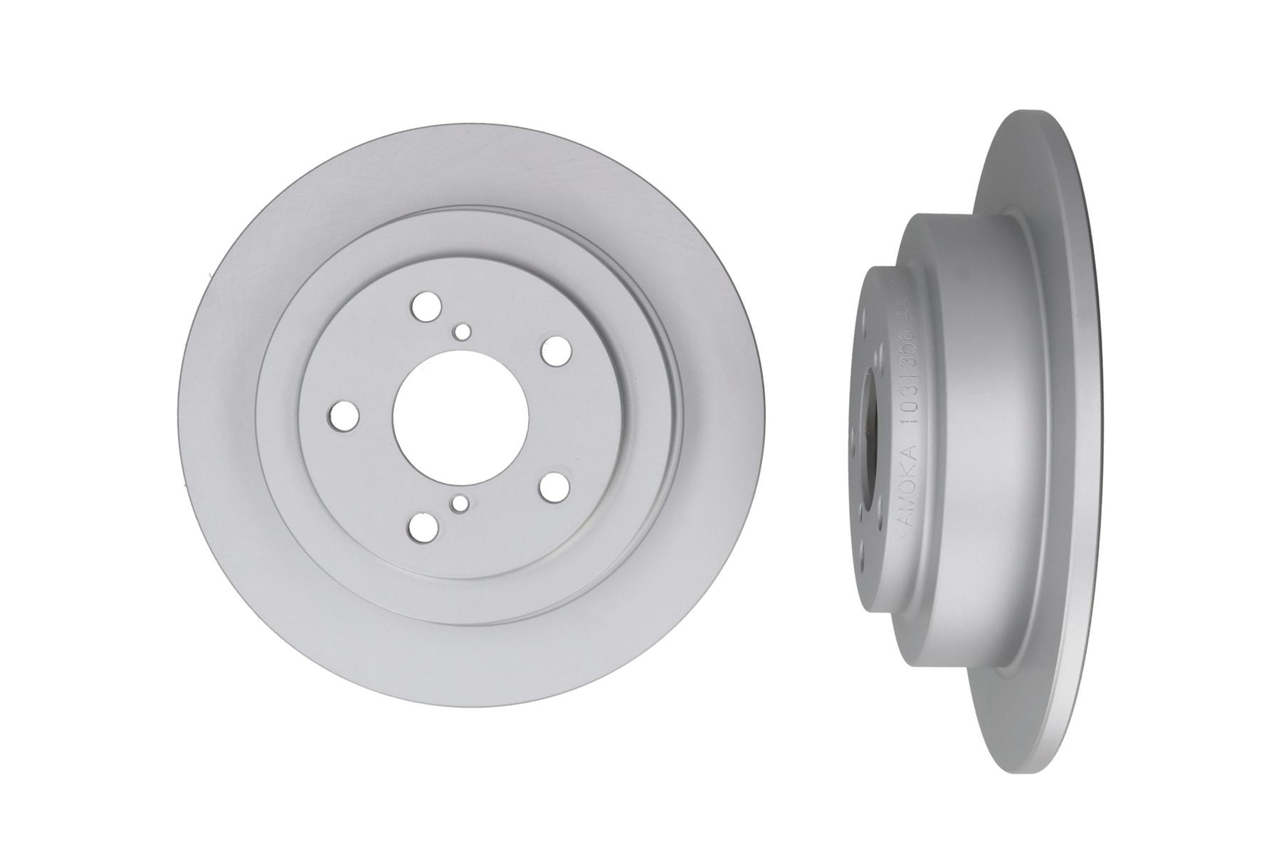 KAMOKA Bremseskive 1031356 bagaksel fuld 266mm 10mm for SAAB SUBARU