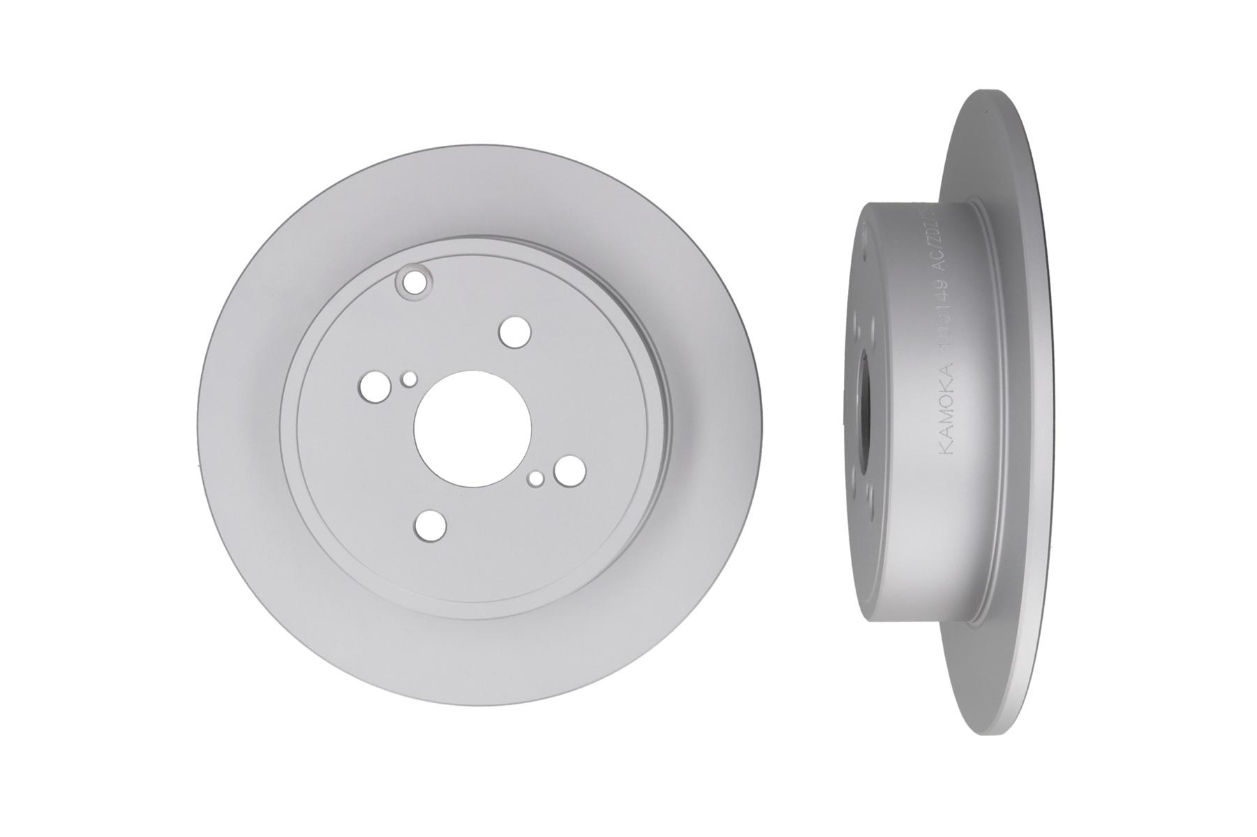 KAMOKA Bremseskive 103149 bagaksel fuld 279mm 9mm for TOYOTA
