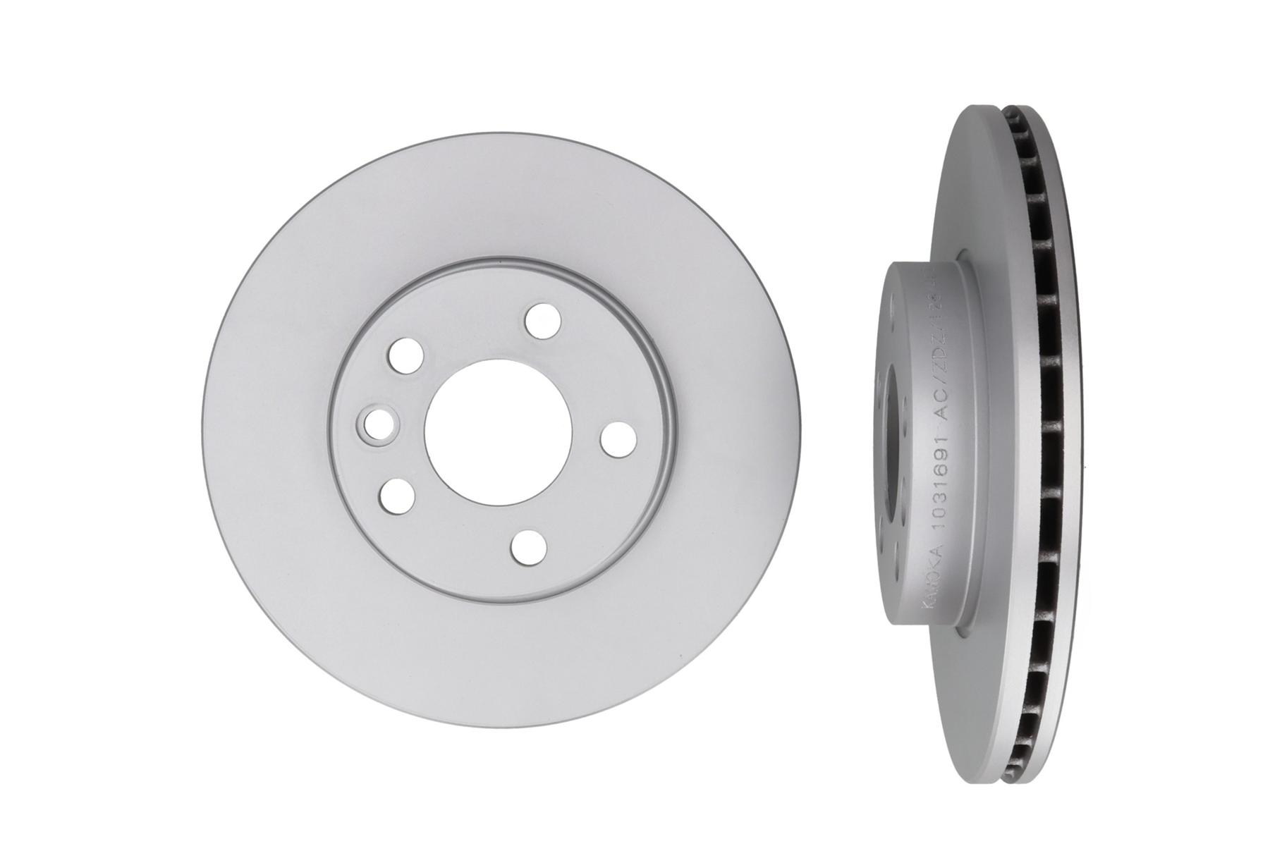 KAMOKA Bremseskive 1031691 foraksel ventileret 288mm 25mm for FORD VAG