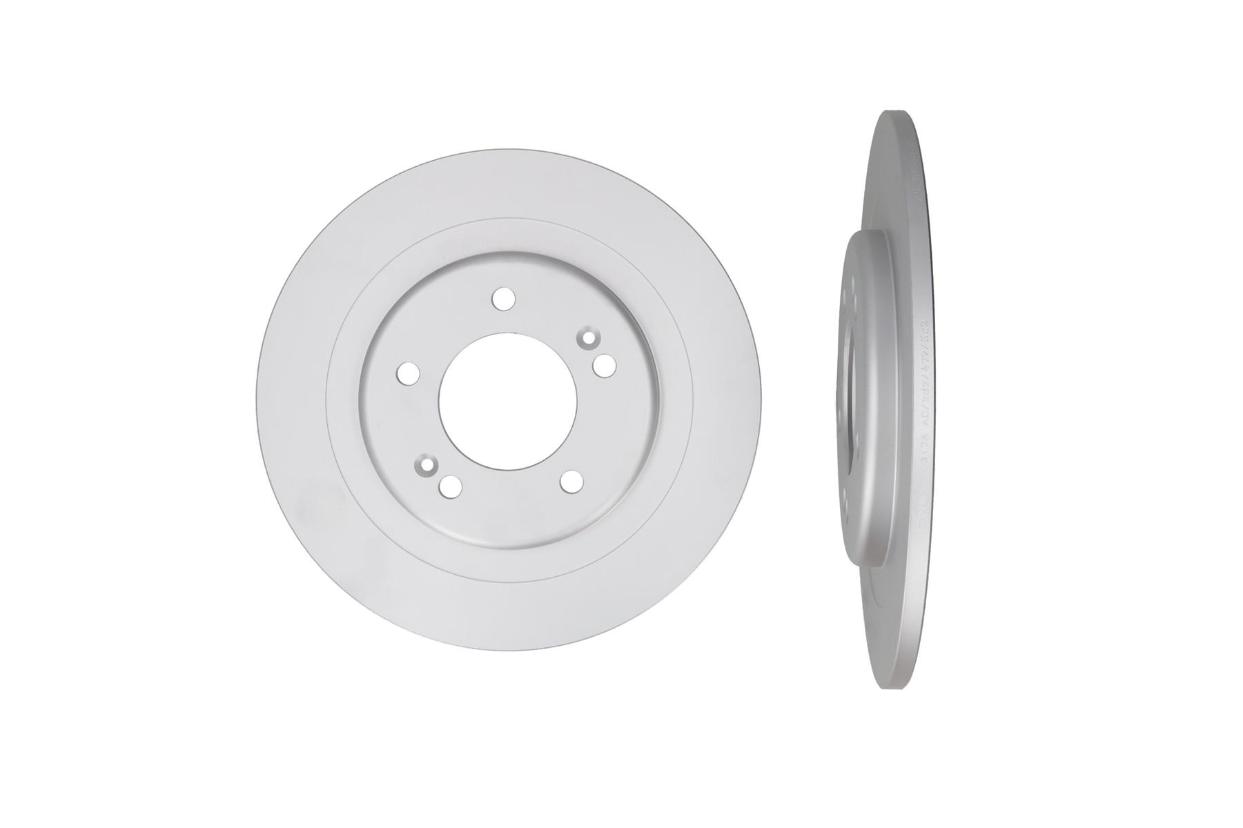 KAMOKA Bremseskive 103175 bagaksel fuld 284mm 10mm for HYUNDAI