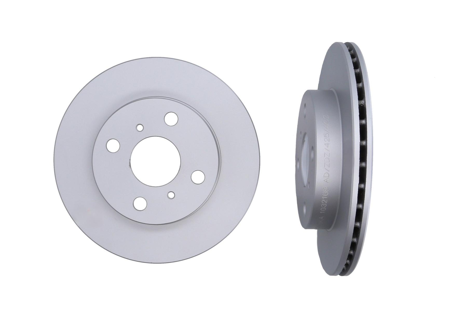 KAMOKA Bremseskive 1032168 foraksel ventileret 235mm 18mm for TOYOTA