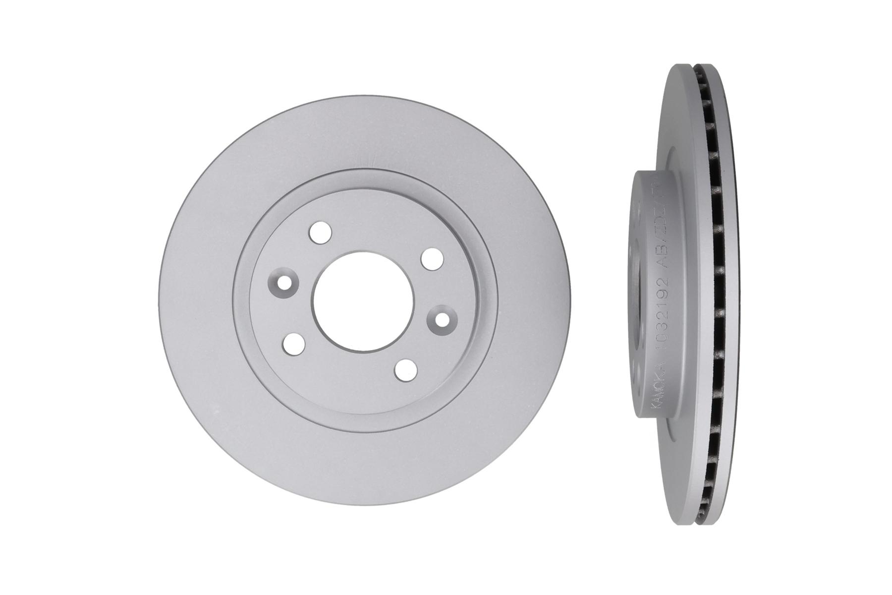 KAMOKA Bremseskive 1032192 foraksel ventileret 259mm 21mm for DACIA RENAULT LADA NISSAN