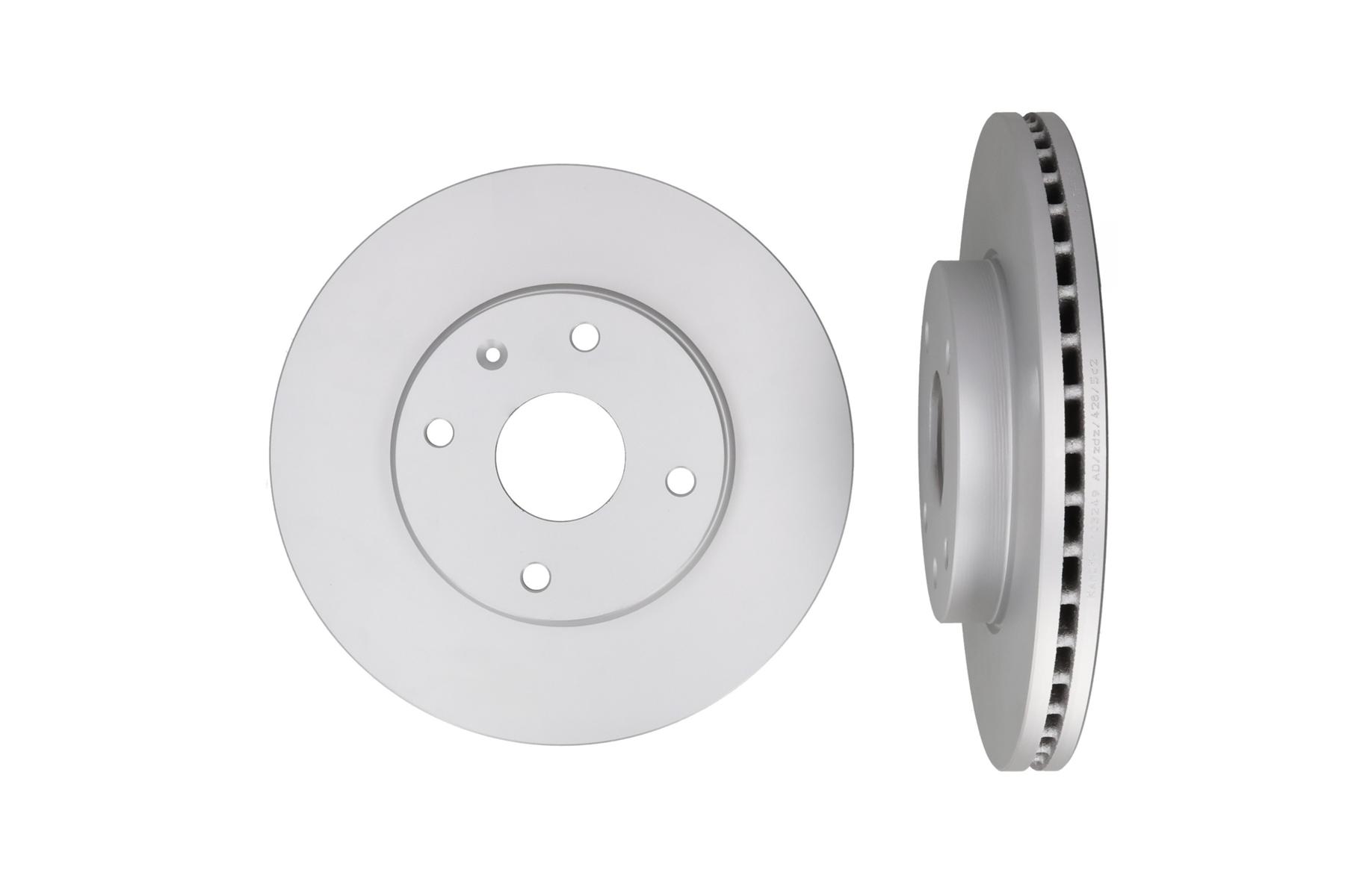 KAMOKA Bremseskive 103249 foraksel ventileret 278mm 24mm for CHEVROLET SUZUKI