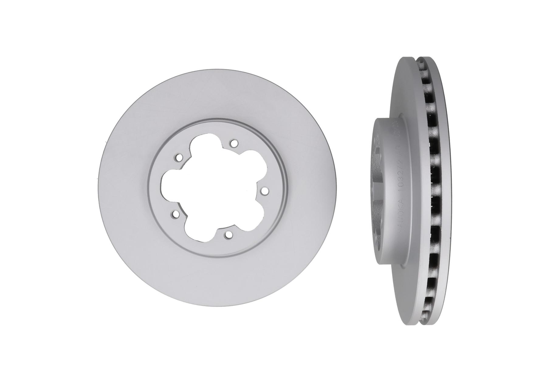 KAMOKA Bremseskive 103272 foraksel ventileret 280mm 28mm for FORD