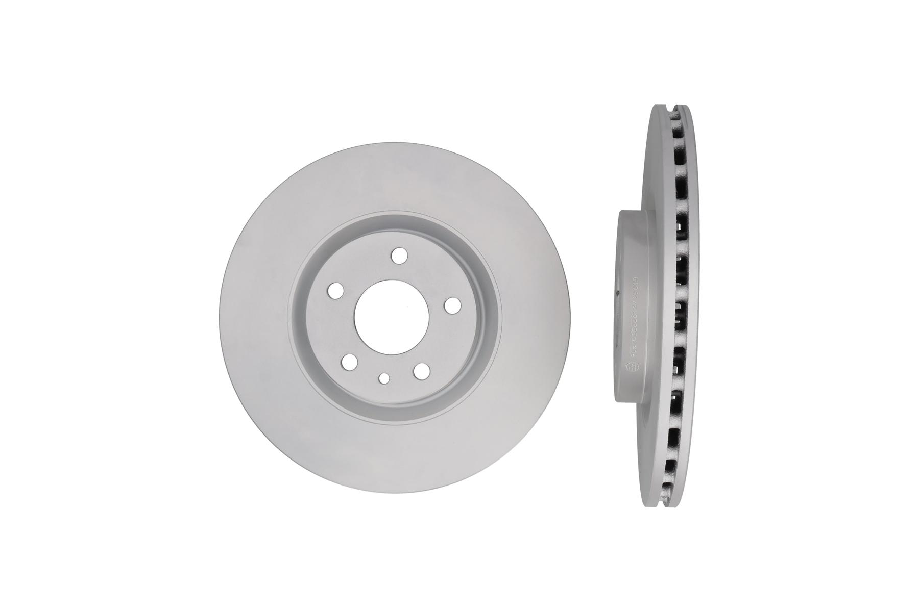 KAMOKA Bremseskive 103312 foraksel ventileret 284mm 22mm for OPEL LANCIA FIAT ALFA ROMEO
