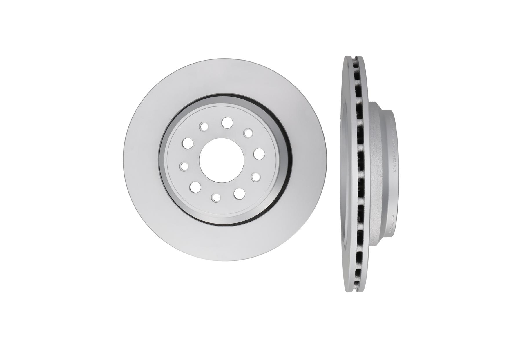 KAMOKA Bremseskive 103681 bagaksel ventileret 320mm 22mm for MASERATI