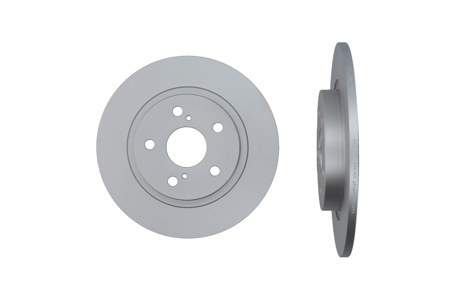 KAMOKA Bremseskive 103107 bagaksel fuld 290mm 11mm for TOYOTA