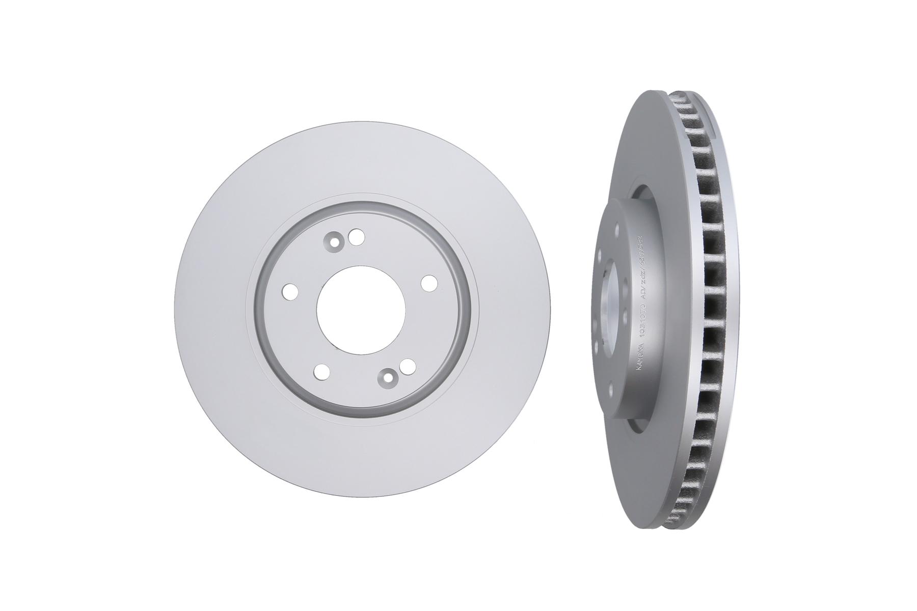 KAMOKA Bremseskive 1031070 foraksel ventileret 300mm 28mm for KIA HYUNDAI