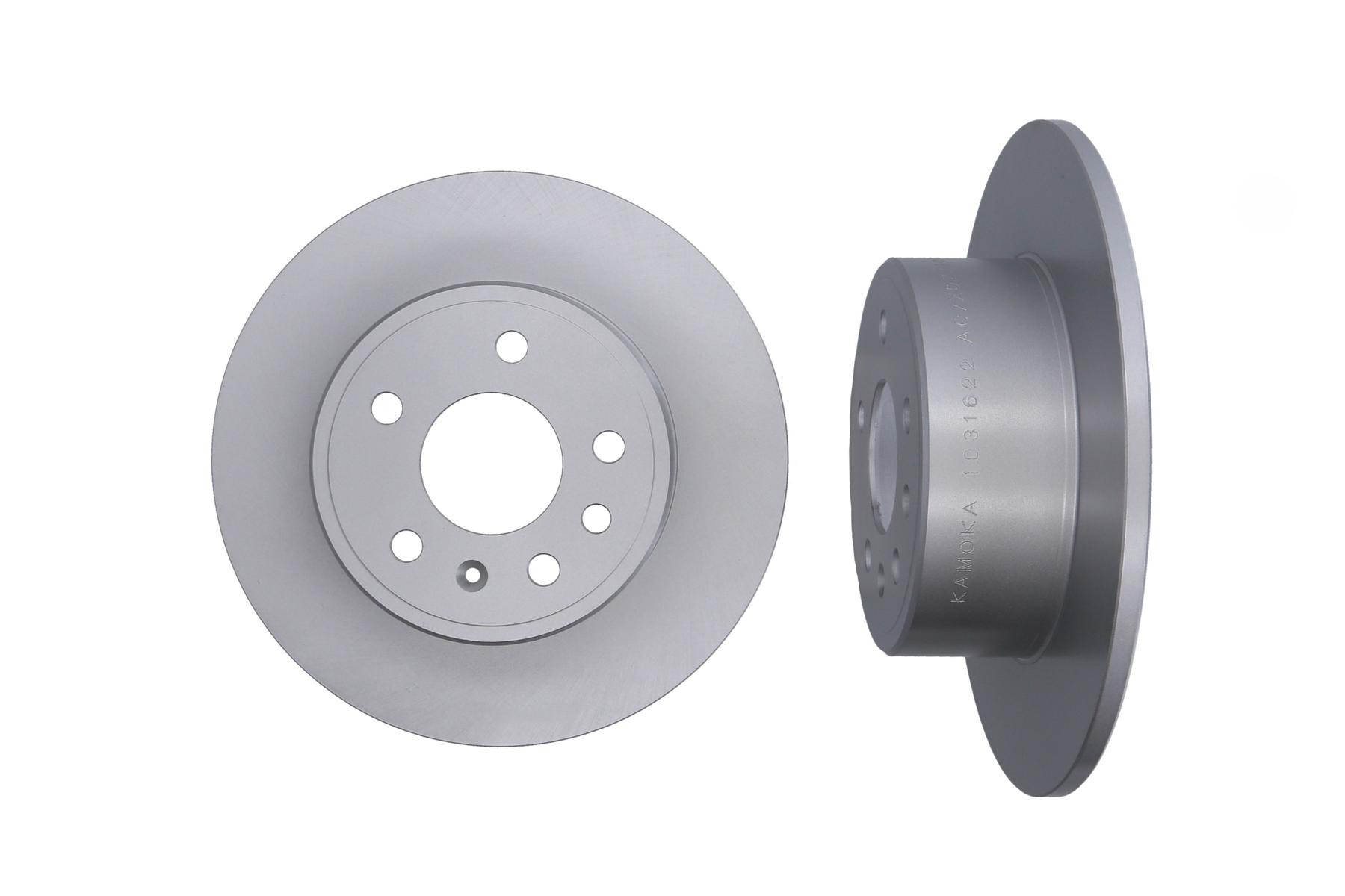 KAMOKA Bremseskive 1031622 bagaksel fuld 286mm 10mm for OPEL SAAB VAUXHALL