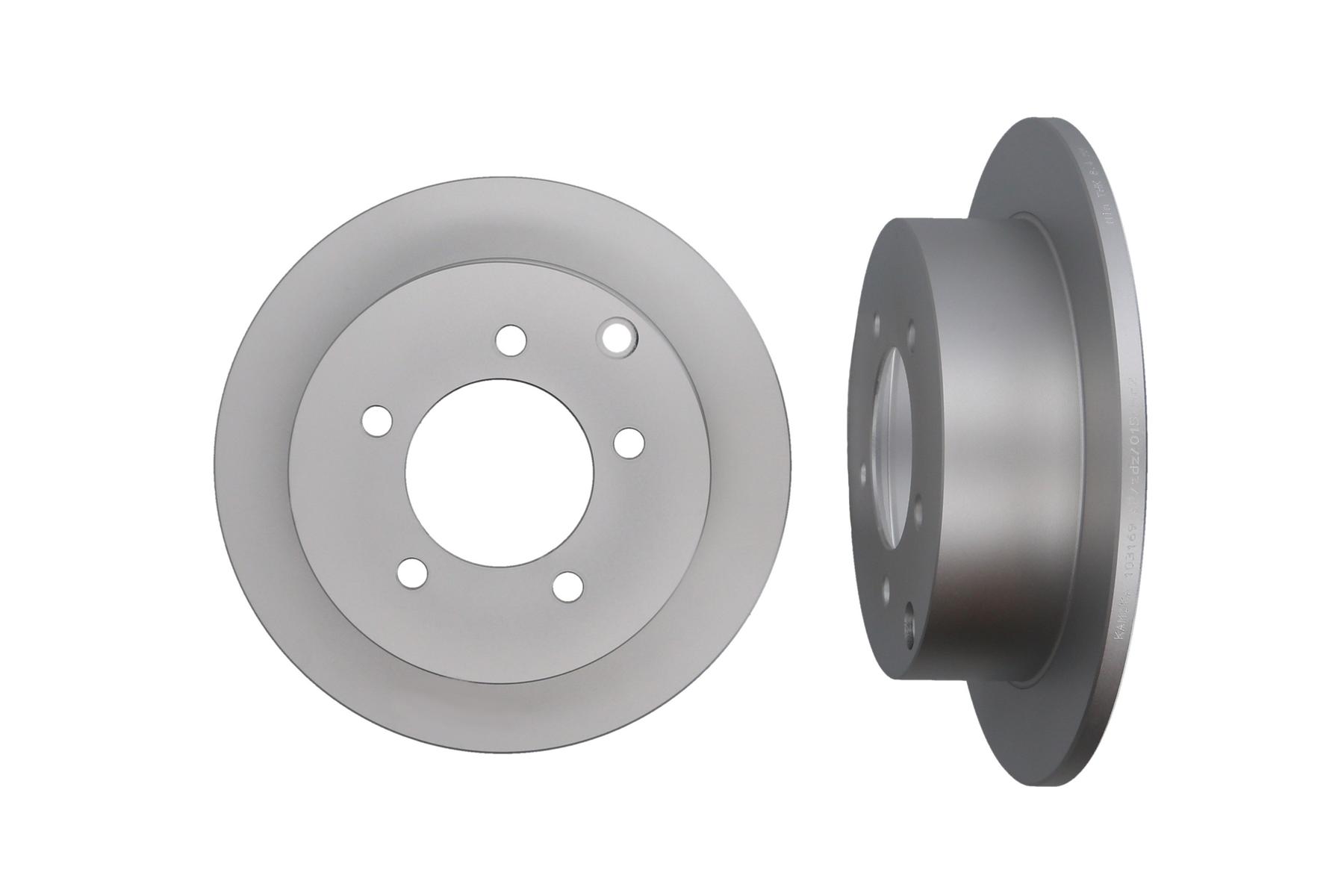 KAMOKA Bremseskive 103169 bagaksel fuld 262mm 10mm for MITSUBISHI