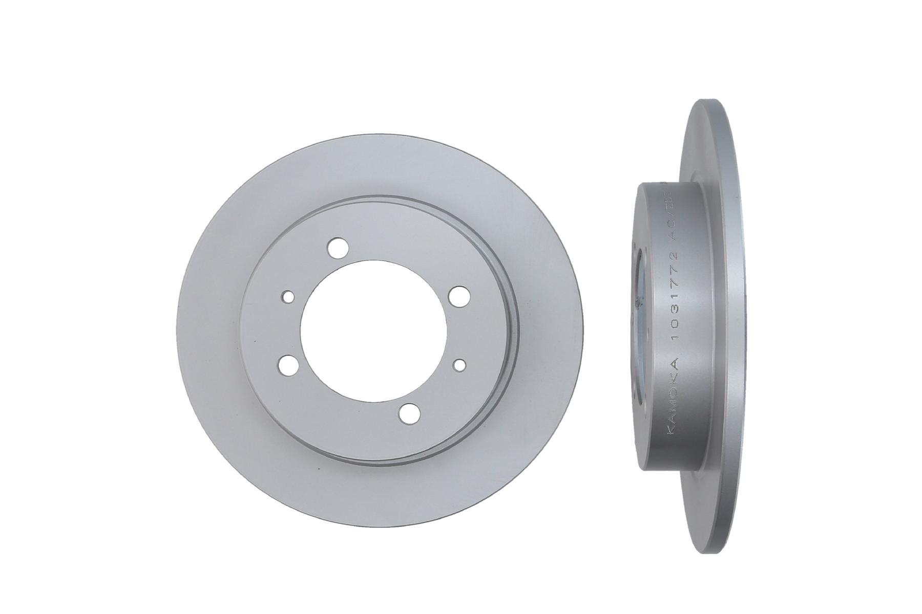 KAMOKA Bremseskive 1031772 bagaksel fuld 260mm 10mm for VOLVO MITSUBISHI