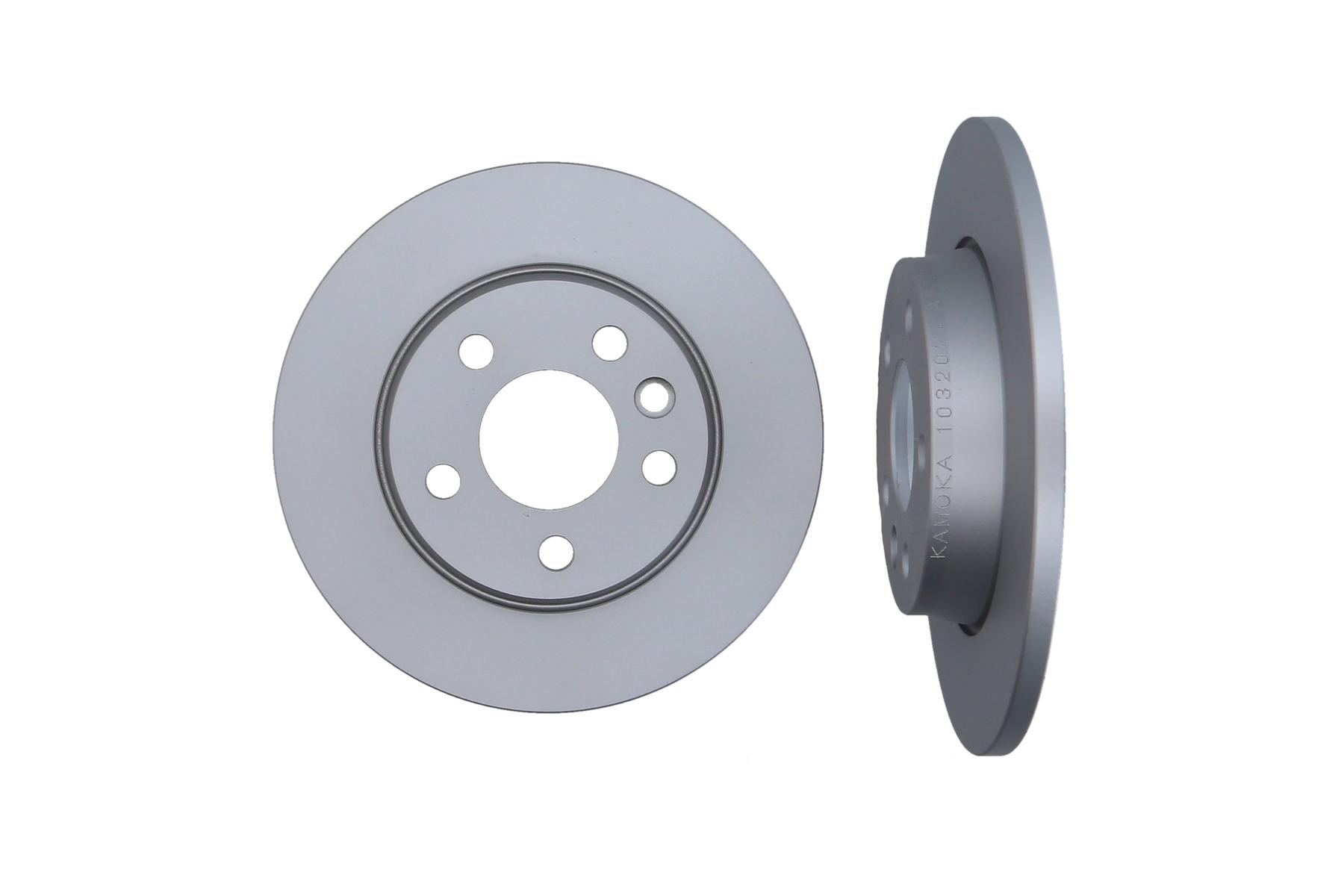 KAMOKA Bremseskive 1032024 bagaksel fuld 280mm 12mm for VAG