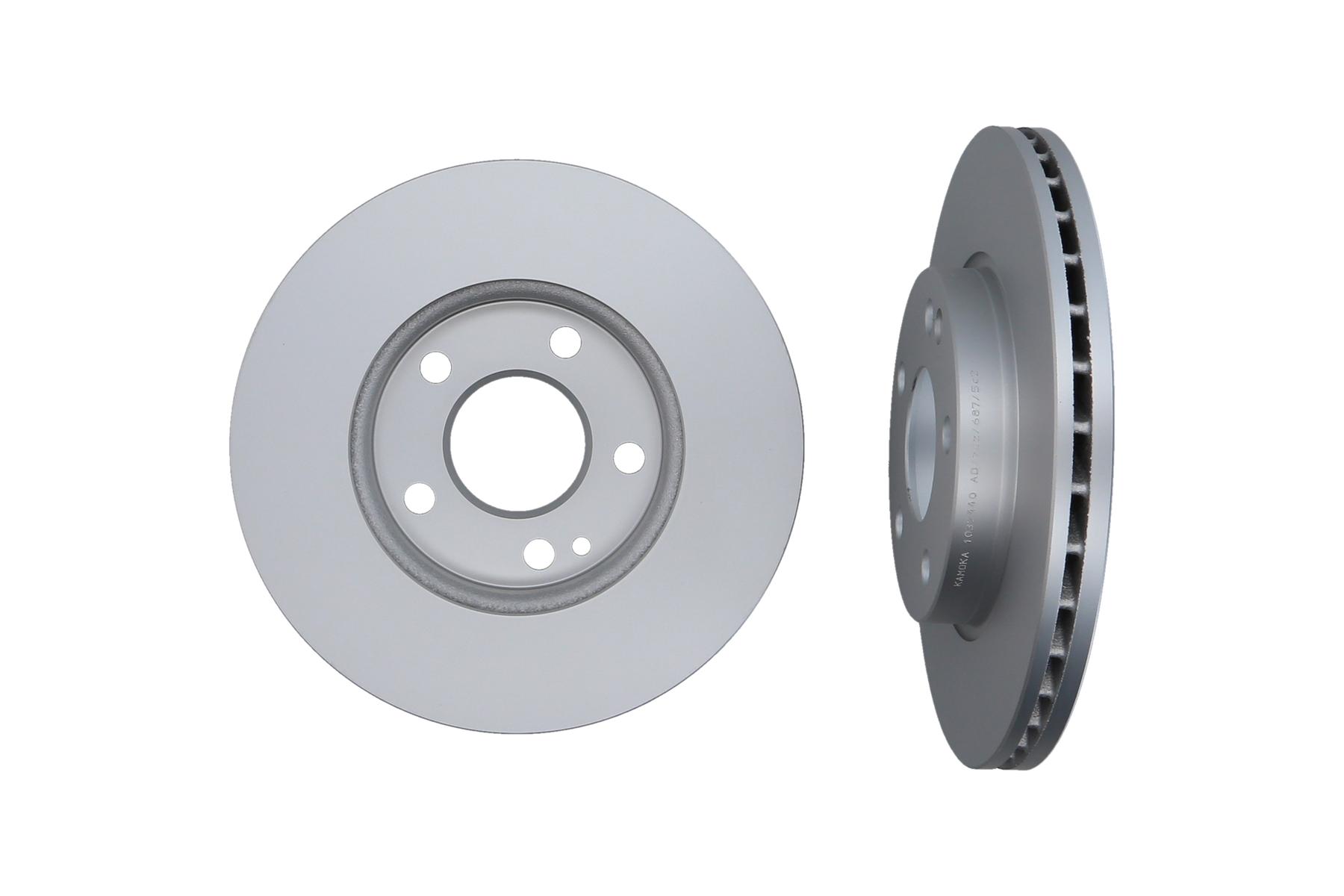 KAMOKA Bremseskive 1032440 foraksel ventileret 276mm 22mm for MERCEDES-BENZ