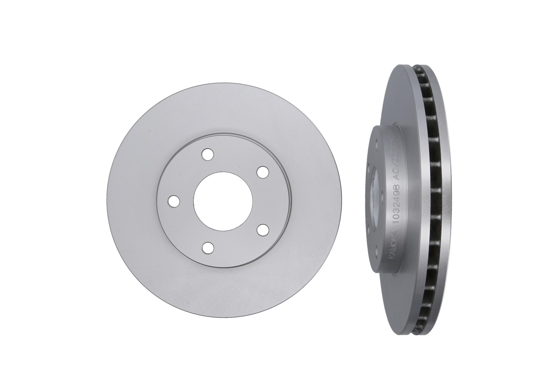 KAMOKA Bremseskive 1032498 foraksel ventileret 280mm 28mm for NISSAN