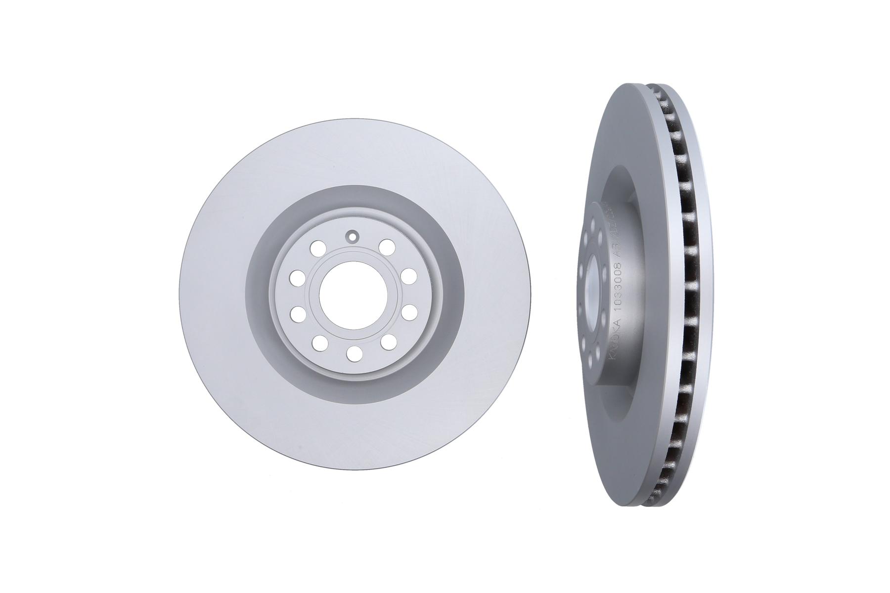 KAMOKA Bremseskive 1033008 foraksel ventileret 345mm 30mm for VAG