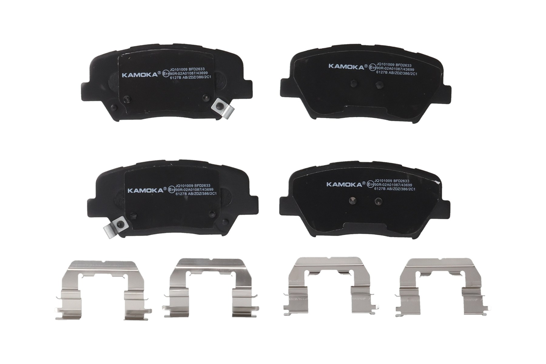 KAMOKA Bremseklodser jq101009 foraksel for HYUNDAI KIA
