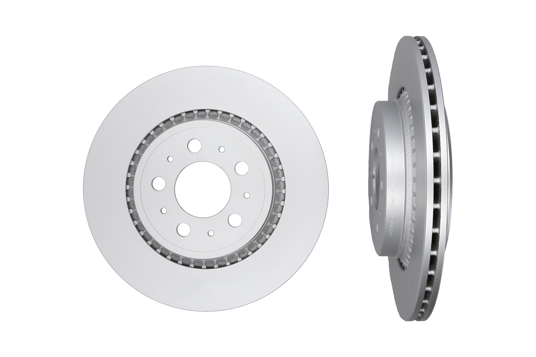 KAMOKA Bremseskive 1031045 bagaksel ventileret 308mm 20mm for VOLVO