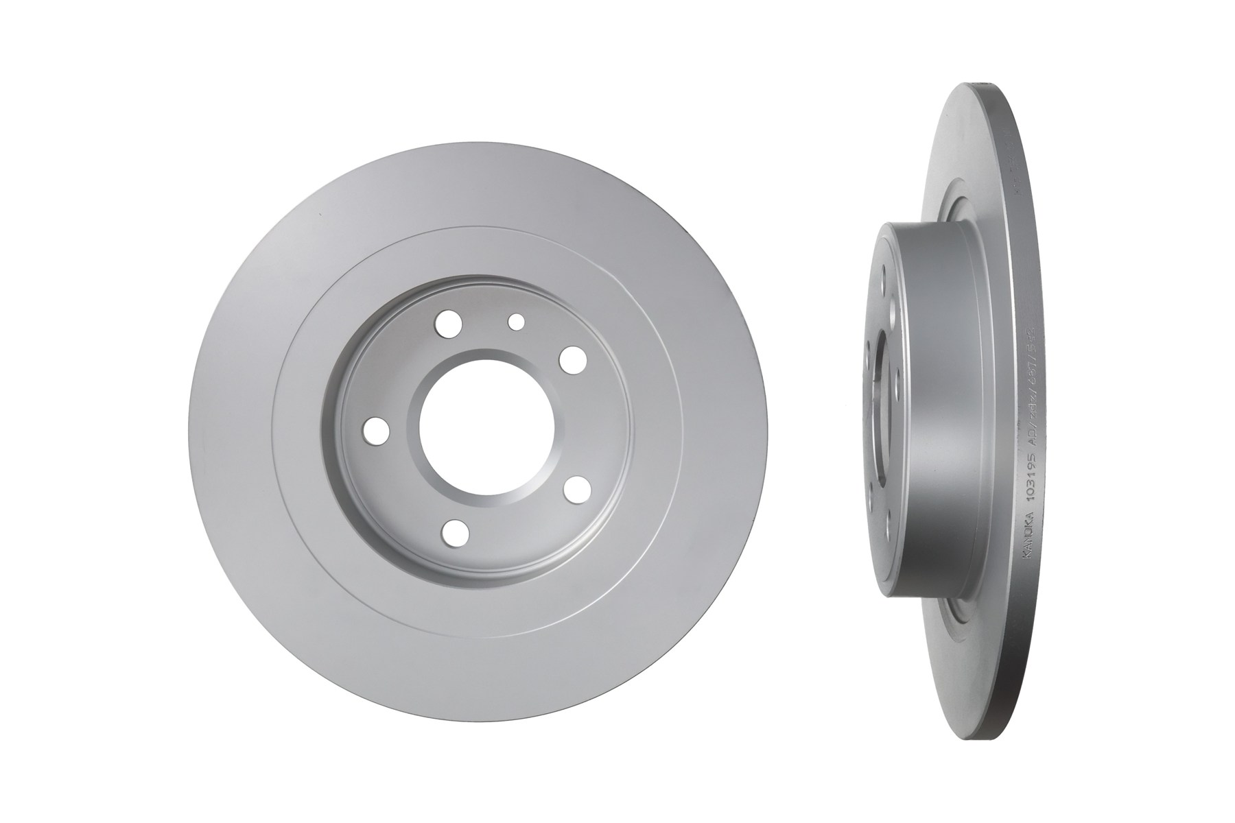 KAMOKA Bremseskive 103195 bagaksel fuld 292mm 12mm for OPEL CHEVROLET