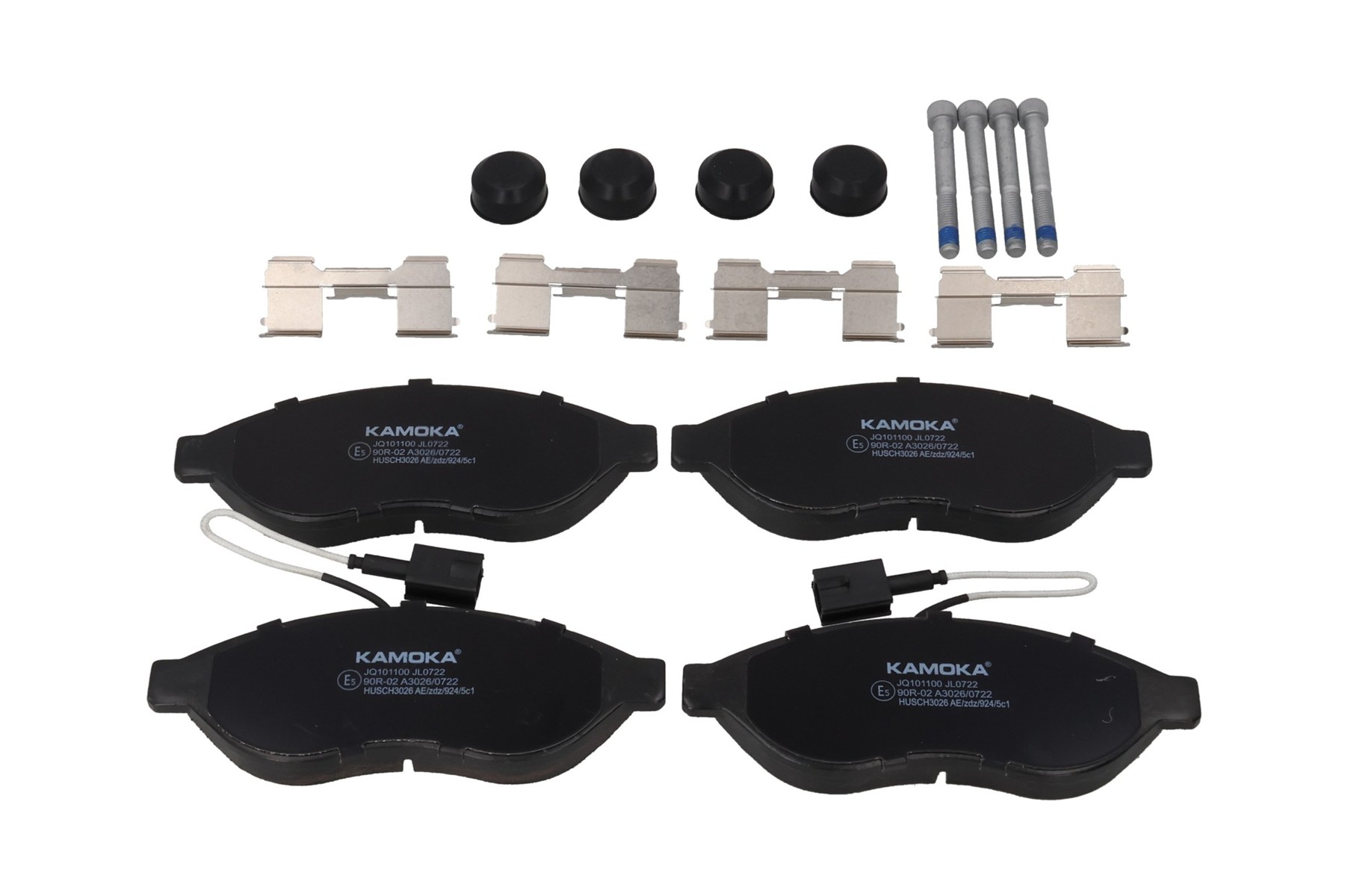 KAMOKA Bremseklodser jq101100 foraksel for PEUGEOT CITROËN FIAT