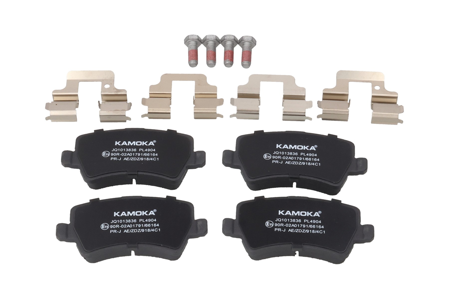 KAMOKA Bremseklodser jq1013836 bagaksel for FORD VOLVO LAND ROVER