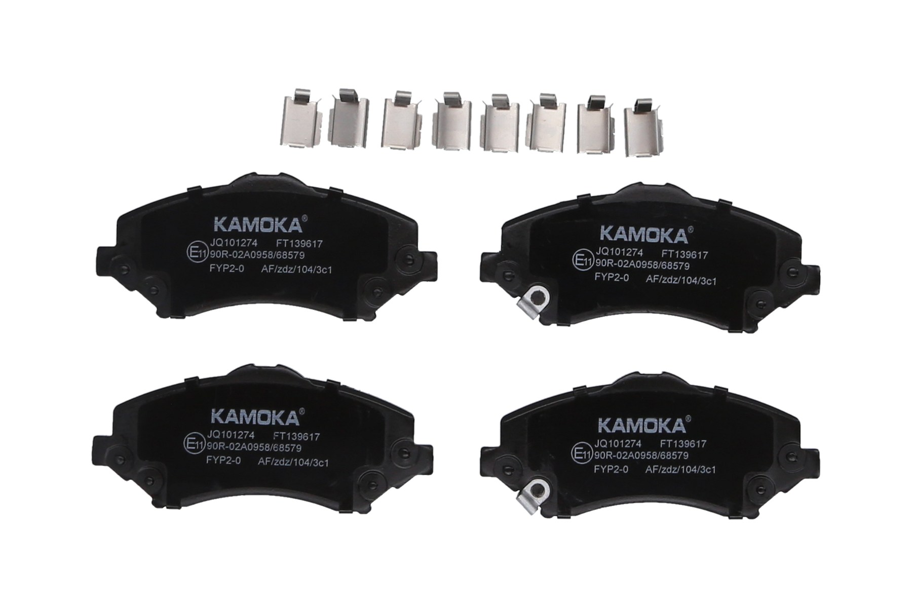 KAMOKA Bremseklodser jq101274 foraksel for FIAT CHRYSLER