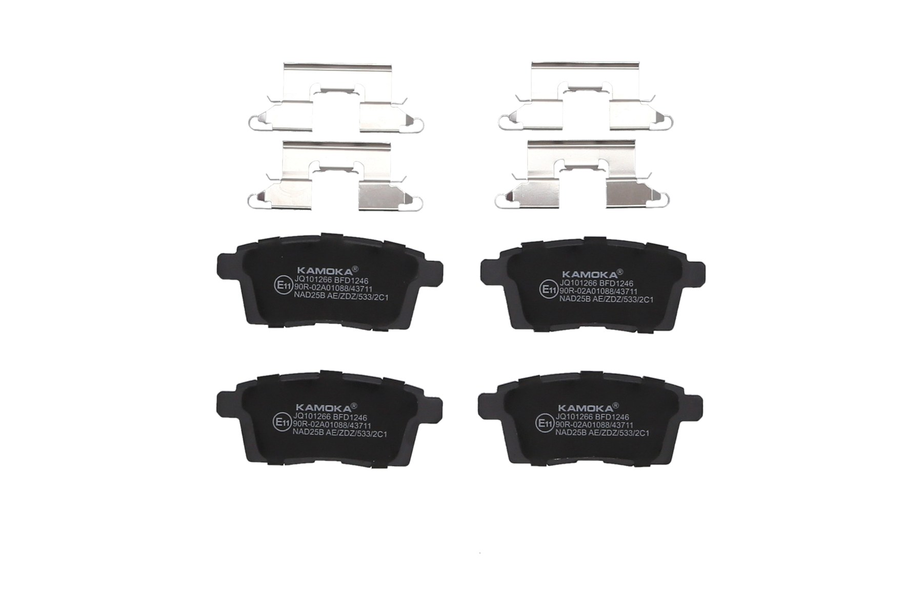 KAMOKA Bremseklodser jq101266 bagaksel for MAZDA FORD