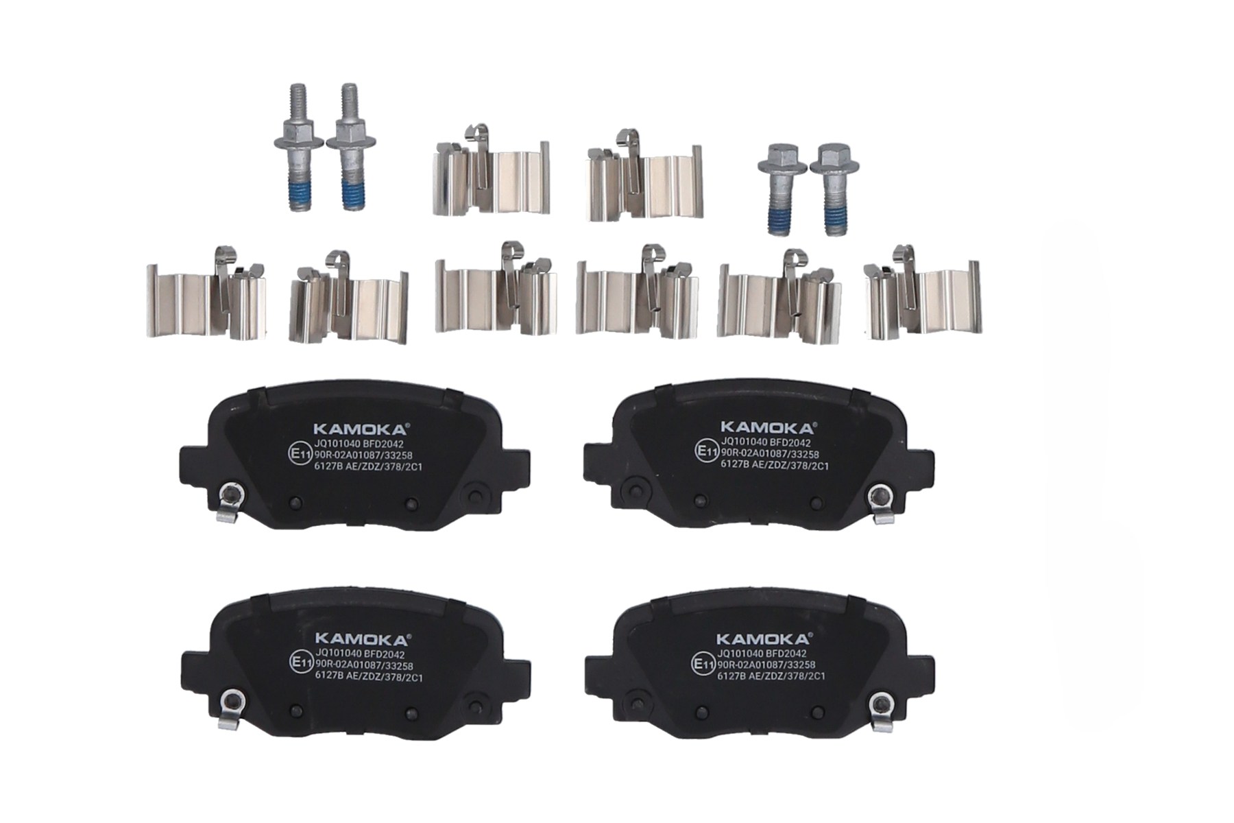 KAMOKA Bremseklodser jq101040 bagaksel for JEEP