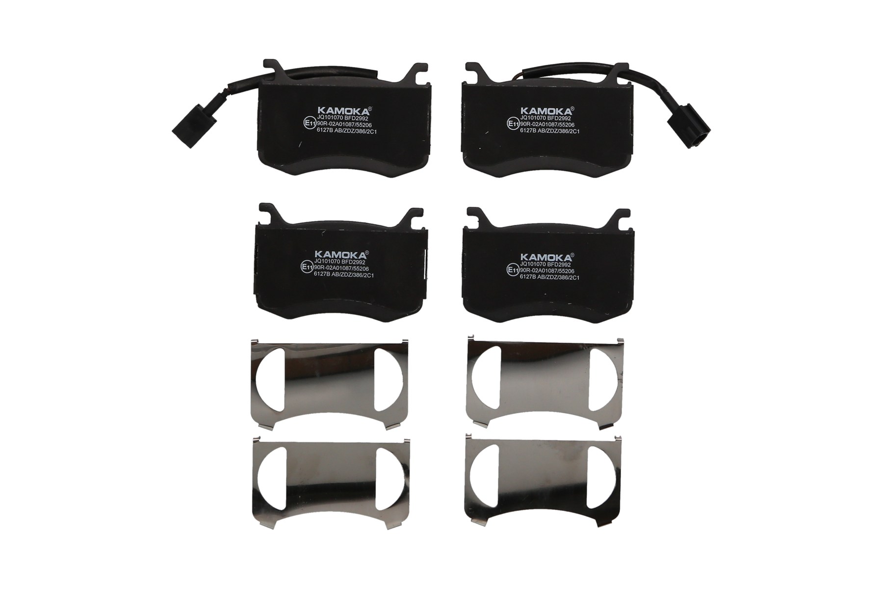 KAMOKA Bremseklodser jq101070 foraksel for ALFAROME/FIAT/LANCI