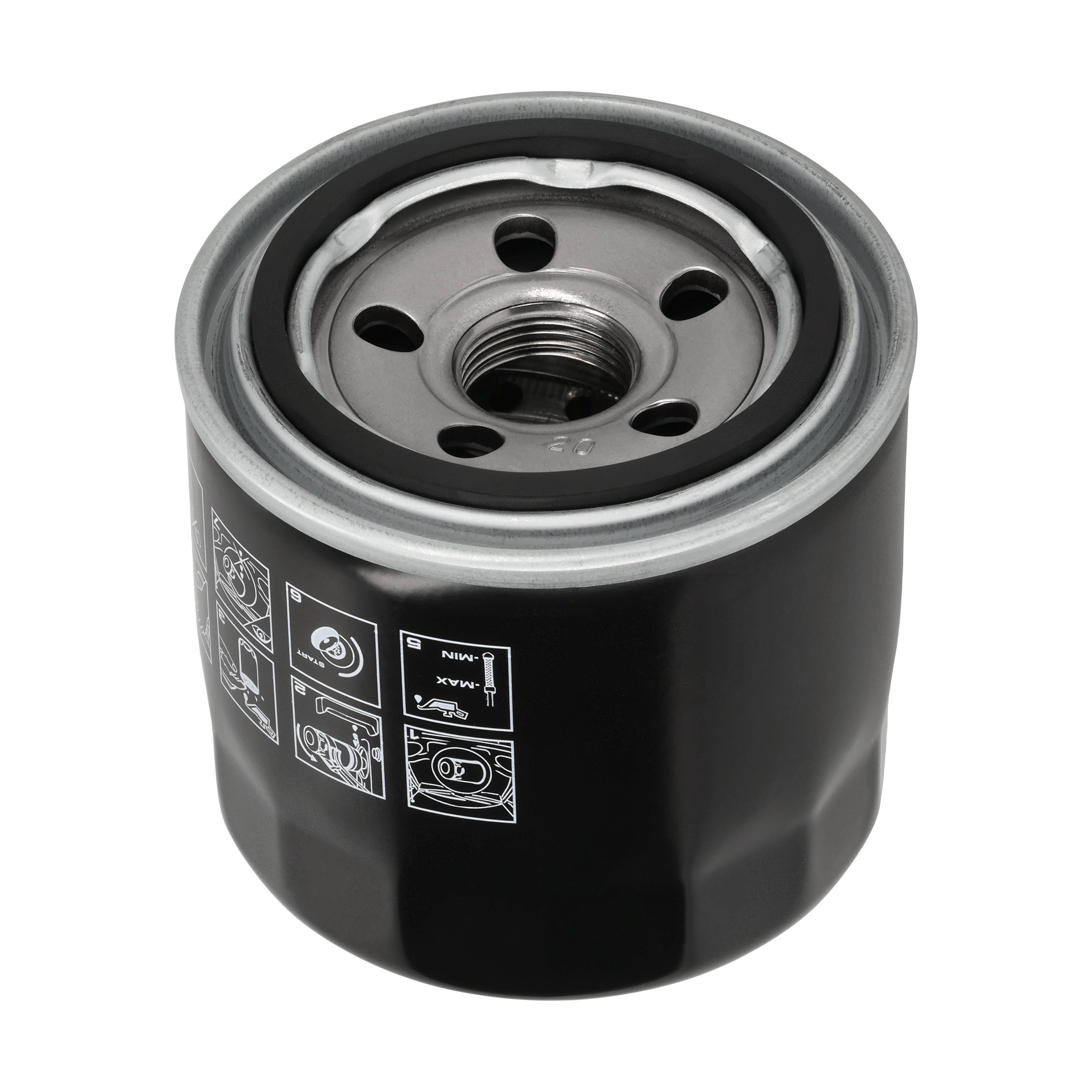 KAMOKA Oliefilter f104701 Påskruet 77mm for GENERAL MOTORS FORD CHRYSLER MITSUBISHI ISUZU OPEL VAUXHALL SUBARU SMART CITROËN/PEUGEOT HYUNDAI KIA GREA