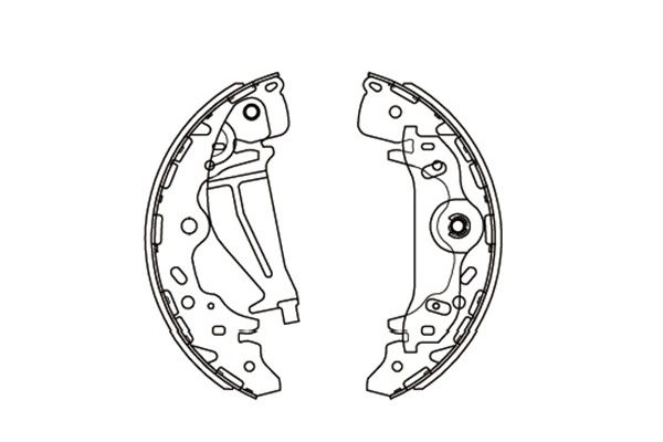 KAVO PARTS Bremsebakkesæt kbs3405 for HYUNDAI KIA
