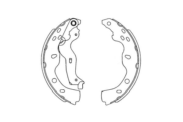 KAVO PARTS Bremsebakkesæt kbs8914 for FIAT SUZUKI