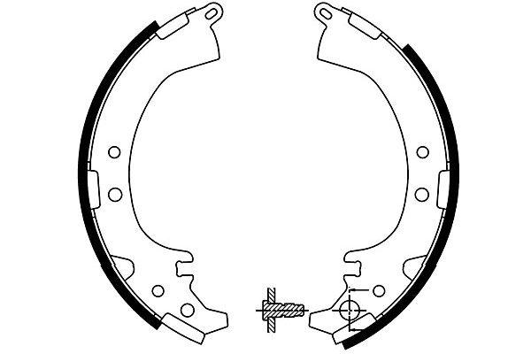 KAVO PARTS Bremsebakkesæt kbs9930 for TOYOTA DAIHATSU