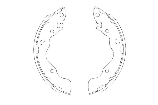 KAVO PARTS Bremsebakkesæt kbs3402 for HYUNDAI KIA