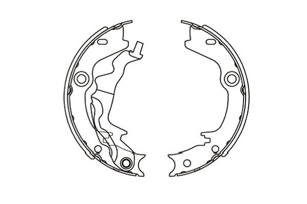 KAVO PARTS Bremsebakkesæt kbs3416 for HYUNDAI KIA