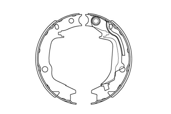 KAVO PARTS Bremsebakkesæt kbs3415 for KIA HYUNDAI