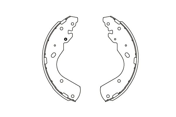 KAVO PARTS Bremsebakkesæt kbs5404 for MAZDA