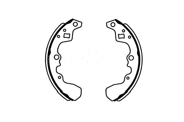 KAVO PARTS Bremsebakkesæt kbs8910 for SUZUKI CHEVROLET