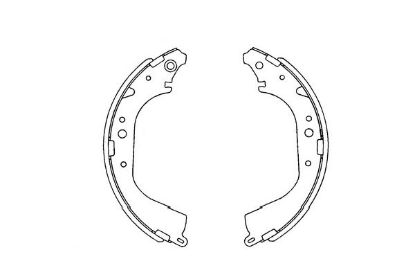 KAVO PARTS Bremsebakkesæt kbs9901 for TOYOTA
