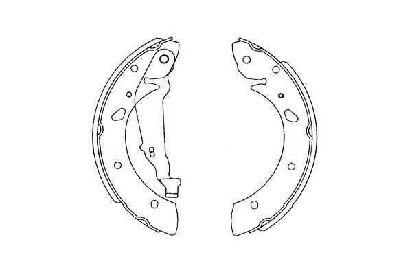 KAVO PARTS Bremsebakkesæt kbs9915 for TOYOTA