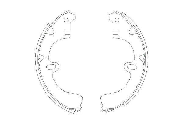 KAVO PARTS Bremsebakkesæt kbs9918 for CHEVROLET TOYOTA