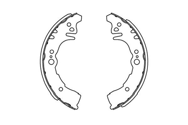 KAVO PARTS Bremsebakkesæt kbs9917 for TOYOTA