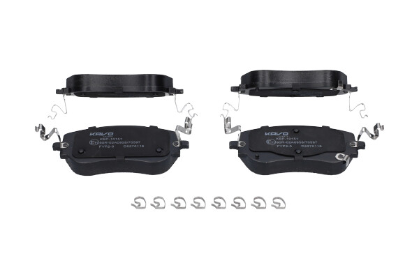 KAVO PARTS Bremseklodser KBP-10151 for ABARTH