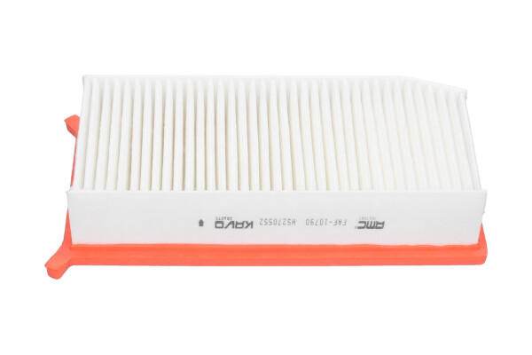 KAVO PARTS Luftfilter faf10790 Filterindsats length_mm_203|Længde [mm]|273 width_1_mm_818|Bredde 1 [mm]|144 width_2_mm_819|Bredde 2 [mm]|123 height_mm